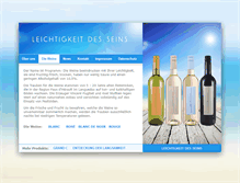 Tablet Screenshot of leichtigkeit-des-seins.com